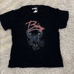 Anine Bing Black Tiger T-Shirt Women’s Sizes Small Medium & Large